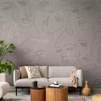 Artgeist Fototapetas - Thousands of Faces