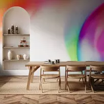 Artgeist Fototapetas - Abstraction - Strong Colors of Irregular Shapes - Multicolor