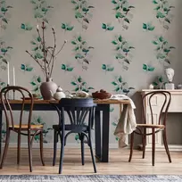 Artgeist Fototapetas - Mint žalias nature - solid floral pattern with žalias leaves