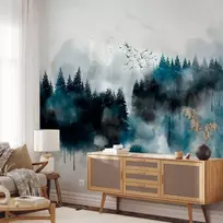 Artgeist Fototapetas - Painted Mountains