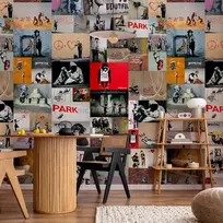 Artgeist Tapetas - Banksy - a collage
