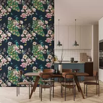 Artgeist Tapetas - Magnolias and Peacocks