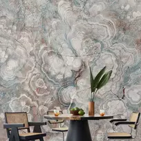 Artgeist Fototapetas - Marble Flowers - Natural Stone Structures in Pastel Colours