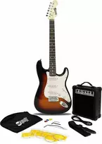 RockJam Sunburst Pilno dydžio elektrinės gitaros komplektas