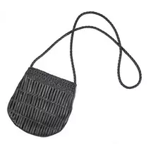 Bazaar Sling krepšys 4x20x77 cm juoda oda