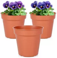 Ibergarden ProGarden Gėlių Vazonai 13 cm Plastikiniai 3vnt Orui Ir Lauko Naudojimui