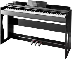 Kruger & Matz Pianino KrugerMatz KMDP-135 skaitmeninis pianinas, blizgiai juodas
