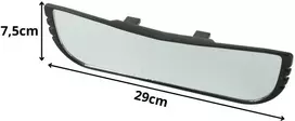 Panoraminis automobilių galinio vaizdo veidrodėlis 29x7,5 cm