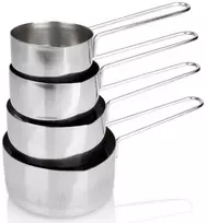 Plieniniai matavimo šaukštai 4 vnt. 60-200 ml