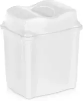 Plastikinė šiukšliadėžė 5 l - Balta - Universalus