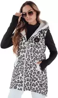 Moteriška balta leopardo rašto liemenė Elmera