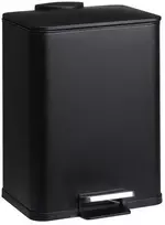 Bathroom Solutions DELTA metalinė šiukšliadėžė, juoda, 20 l