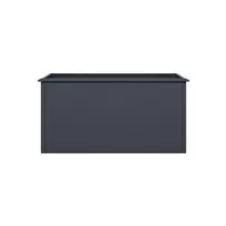 Metalinis vazonas HATIS, 150 x 75 x 77 cm, antracito