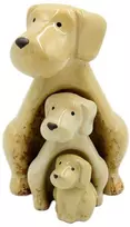 Statulėlė Šuniukų šeimyna, 18 cm