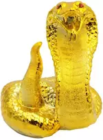 Porcelianinė gyvatės statulėlė, h 22 cm