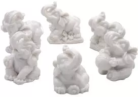 Statulėlės Drambliukai, 6 vnt. (5 cm)