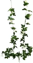 Dirbtinių rožių girlianda, 220 cm - Rožinė