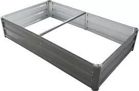 Paaukštinta dėžė daržovėms/augalams auginti 150x90x30cm metalinė/pilka