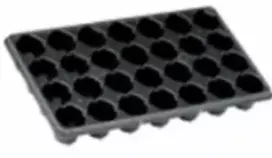 Agrimatco Daigykla 28 augalams 50x28x6.4cm/D6cm juoda