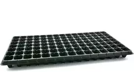 Dėžutė 105 daigams 54x28x4cm juoda