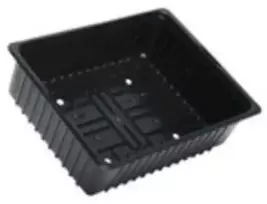 Agrimatco Dėžutė daigams 18.5x14x5.1cm juoda