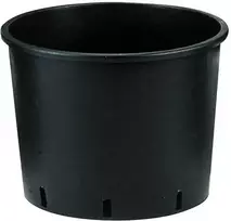 Idel Gėlių vazonas Vivaio Basso VIVAIO BASSO D22m/H17cm juodas