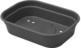 Dėžutė daigams Žalias basic M Elho 36x26x6.3cm juoda
