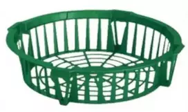 Form-plastic Krepšys svogūninėms gėlėms D20cm H6cm plastikinis/žalias