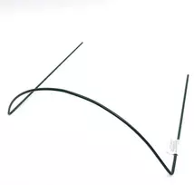 Pusapvalė atrama augalams H35cm W40cm/D5-5.2mm metalinė/žalias