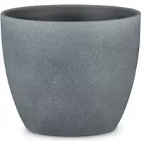 Scheurich Dekoratyvinis gėlių vazonas Dark Stone Ø14cm H12.4cm keraminis/pilkas