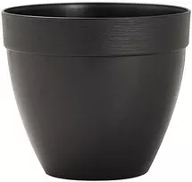 Idel Dekoratyvinis gėlių vazonas Touch Ø30cm H26.3cm plastikinis/antracito sp.