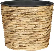 Dekoratyvus gėlių vazonas Ø16cm H14cm šviesiai rudas