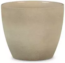 Scheurich Dekoratyvinis gėlių vazonas Taupe Stone Ø14cm H12.4cm keraminis/šv.rudas