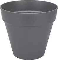 Elho Dekoratyvinis gėlių vazonas Loft Urban Round D20cm H17.7cm plast./antracito sp.