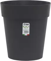 Idel Dekoratyvinis gėlių vazonas Classic high Ø20.5cm H20.2cm plastikinis/antracito sp.