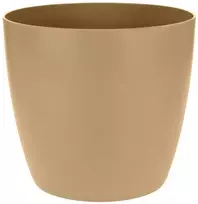 Elho Dekoratyvinis gėlių vazonas Brussels round mini D7cm H6cm plastikinis/aukso s.
