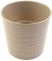 Dekoratyvinis gėlių vazonas Ø12.5cm H11.5cm keraminis/rudas