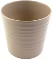 Dekoratyvinis gėlių vazonas Ø16cm H15cm keraminis/rudas