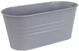 Dekoratyvinis gėlių vazonas 28x13x12cm metalinis
