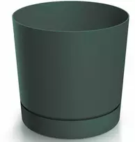 Dekoratyvinis gėlių vazonas Tubo P Ø10.8cm H10.9cm plastikinis/mėlynas