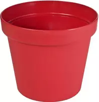 Patrol Dekoratyvinis gėlių vazonas Patio D26cm/H22cm raudonas