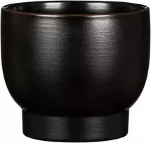Scheurich Dekoratyvinis gėlių vazonas Zen Ø11cm H9.6cm keraminis/juodas