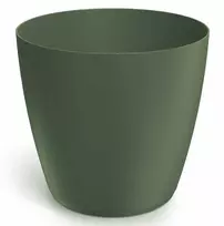Dekoratyvinis gėlių vazonas Mate Ø18cm H16cm plastikinis/žalias
