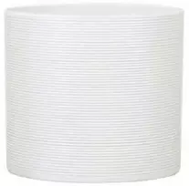 Dekoratyvinis gėlių vazonas Panna Scheurich D12cm baltas/keraminis