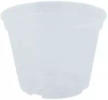Gėlių vazonas Ø28cm H22cm permatomas