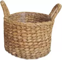 Negilus gėlių vazonas su rankenomis Ø20cm H15cm nendrių