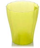 Plastia Dekoratyvinis gėlių vazonas Ola D13cm H15.5cm plastikinis/š.žalias