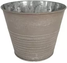 Dekoratyvinis gėlių vazonas Ø17cm H13.5cm metalinis