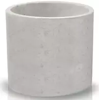 Polnix Dekoratyvinis gėlių vazonas Etno Ø14cm H13cm keraminis/pilkas