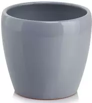 Polnix Dekoratyvinis gėlių vazonas Barcelona D17cm H14cm keraminis/pilkas